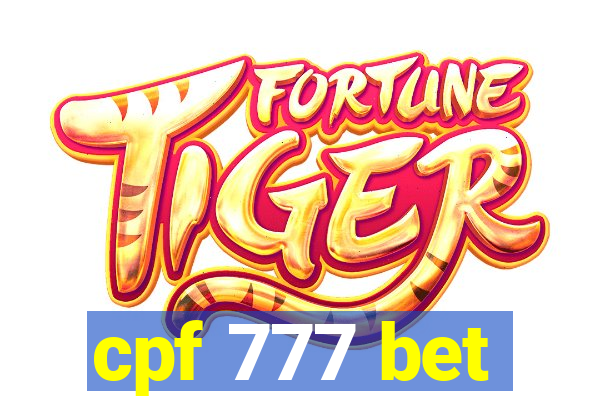 cpf 777 bet